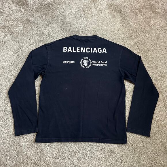 Authentic Balenciaga WFP Longsleeve Tee M - Picture 1 of 6